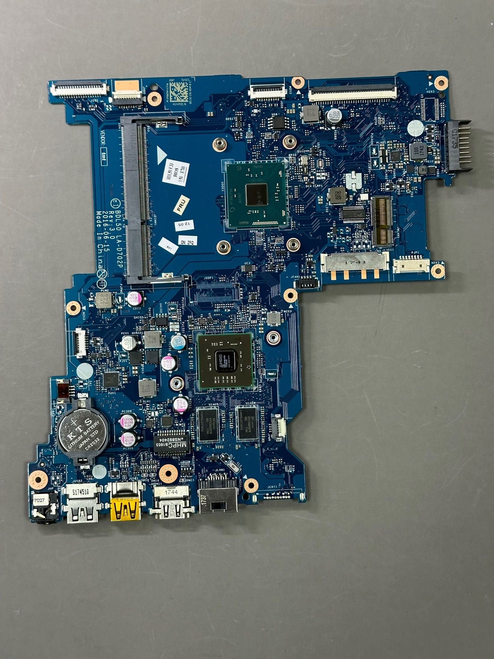 Материнская плата для ноутбука HP 15-AY SPS-MB DSC R5M1-30 2GB