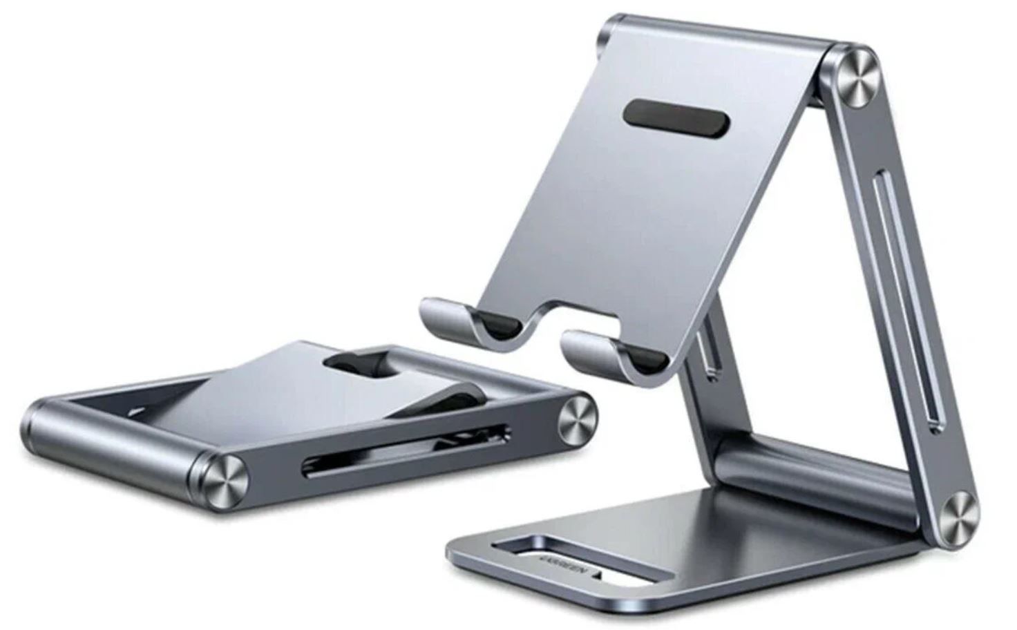 Ugreen Держатель подставка для телефона UGREEN LP263 (80708) Foldable  Multi-Angle Phone Stand складная. Цвет: серебри - купить с доставкой по  выгодным ценам в интернет-магазине OZON (1341101333)