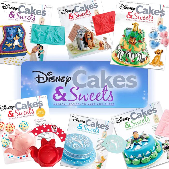 Дисней Журнал рецептов Disney Cakes & Sweets (Один наугад) и аксессуар для выпечки (Англия, оригинал) Форма для выпечки