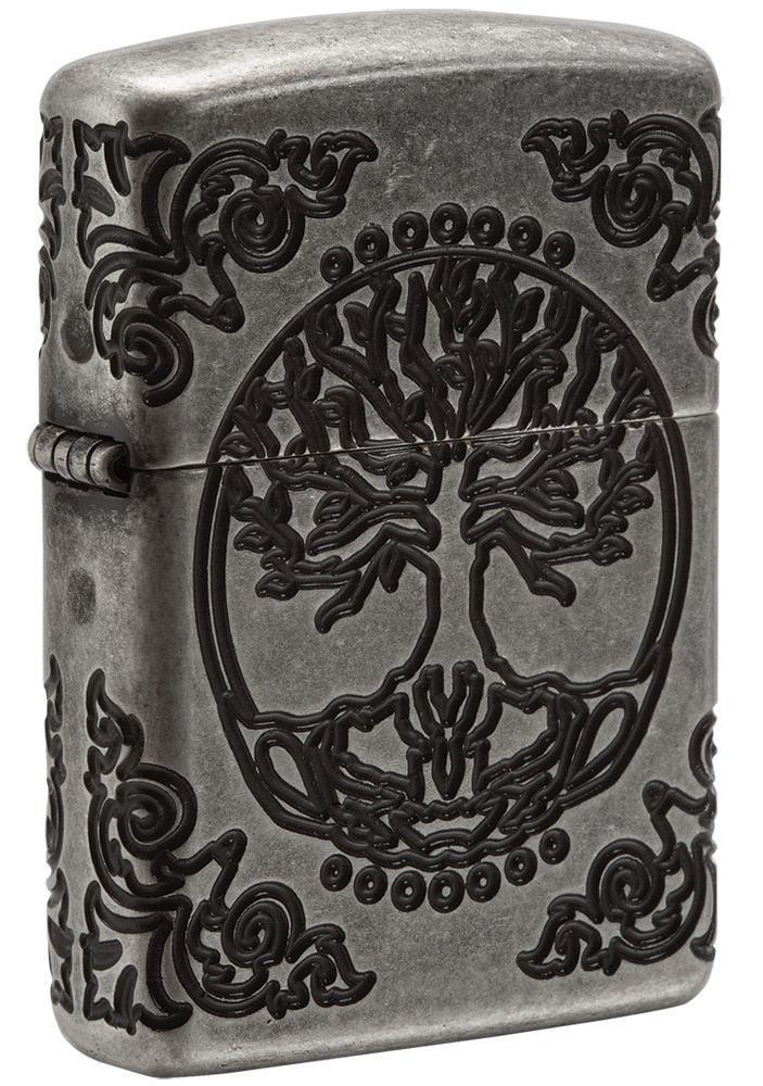 Зажигалка бензиновая ZIPPO Armor Antique Silver #1