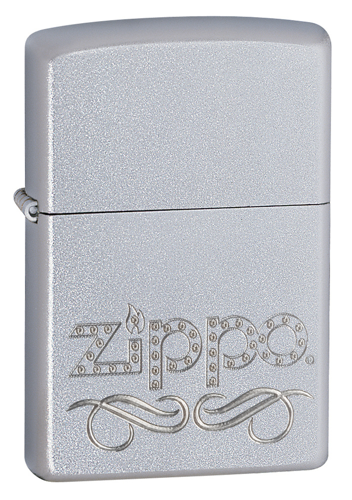 Зажигалка ZIPPO бензиновая Classic Satin Chrome #1