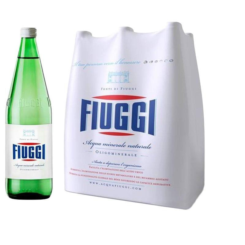 Вода минеральная Fiuggi (Фьюджи) 6 шт. по 1,0л, негазированная, стекло  #1
