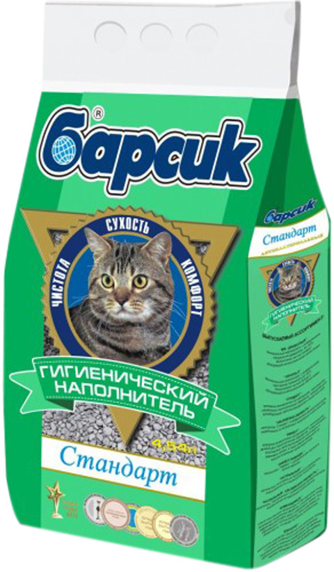 Наполнитель для кошачьего туалета БАРСИК СТАНДАРТ наполнитель впитывающий  для туалета кошек (4,54 л) - купить с доставкой по выгодным ценам в  интернет-магазине OZON (694275139)