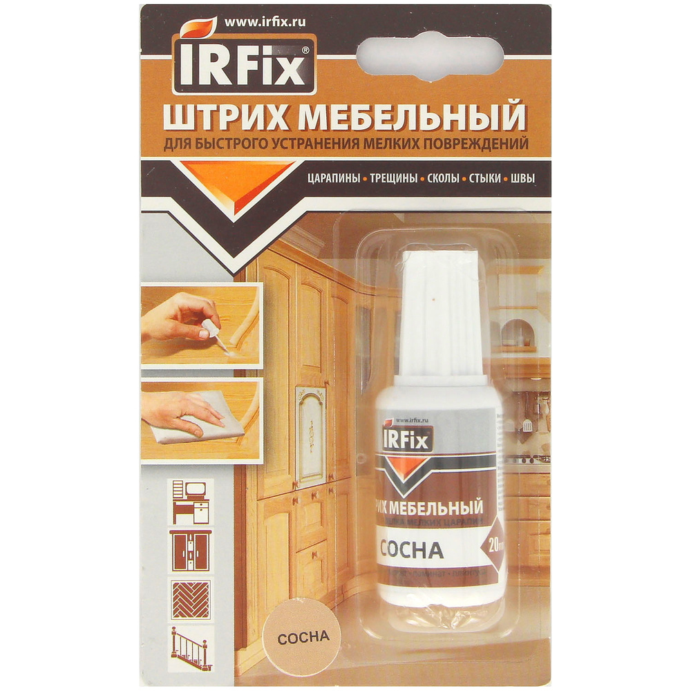 Штрих мебельный IRFix Сосна, 20мл #1