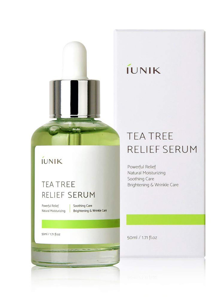 iUNIK Сыворотка с экстрактом чайного дерева 67% iU07 50 мл Tea Tree Relief Serum  #1