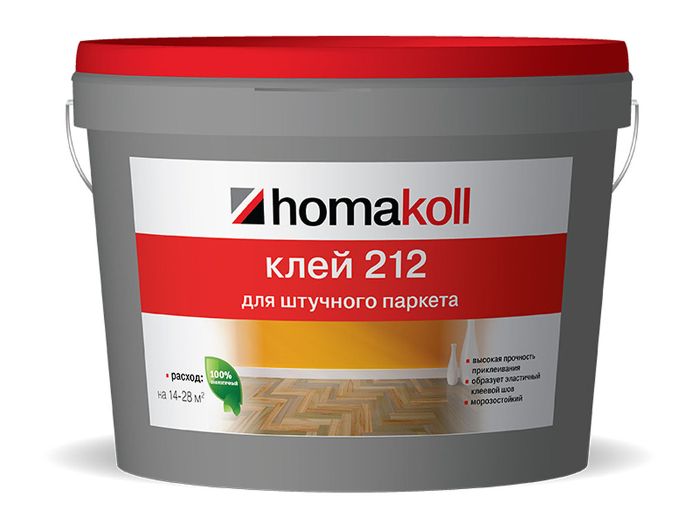 Клей Homakoll 212 для штучного паркета, 14 кг #1