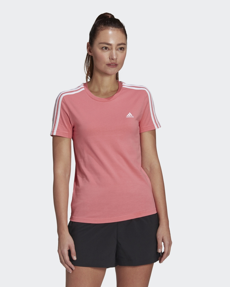 Футболка adidas Essentials Slim 3-Stripes T-Shirt #1