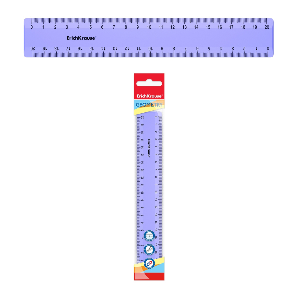 Линейка 20 см ErichKrause #1