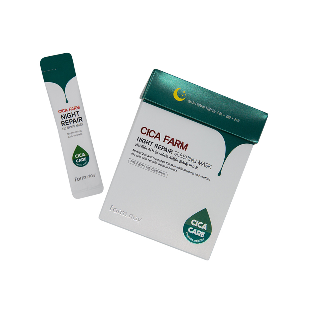 Farm Stay Маска ночная в саше с центеллой азиатской Cica Farm Night ...