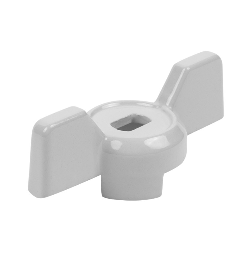 Ручка бабочка, для крана, 1/2"-3/4", цвет белый - купить с доставкой по ...