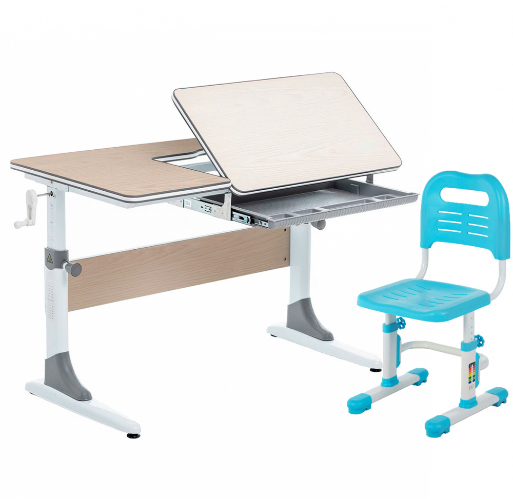 Anatomica Комплект парта + стул Трансформер, 100х60х80 см - купить с ...