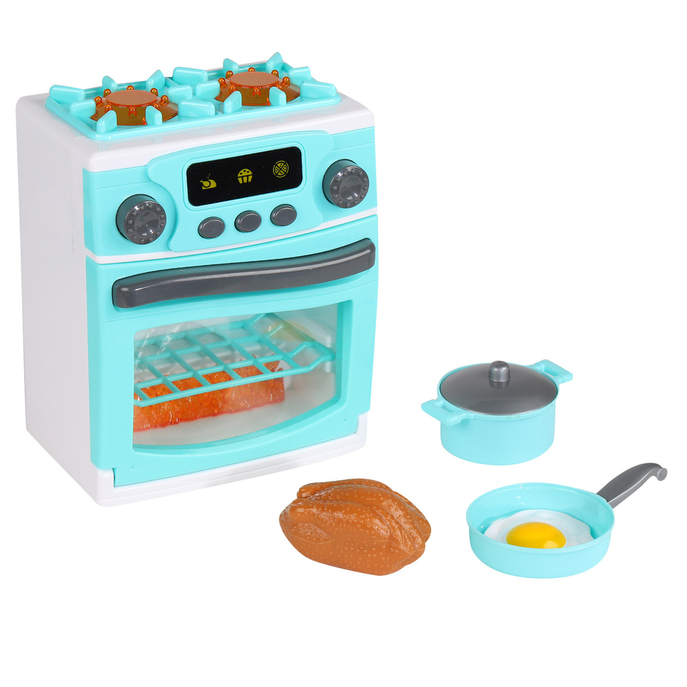 Детская плита игрушечная со светом и звуком, игрушка, детская кухня, набор повара, игровой набор для #1