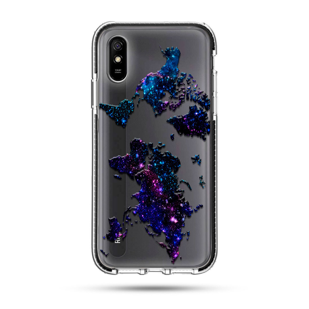 Силиконовый чехол Карта на Xiaomi Redmi 9A / Сяоми Редми 9А - купить с ...