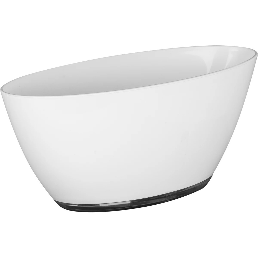 Кашпо Vibrosa, белый, 13 см х 36 см, 3 л, 1 шт - купить с доставкой по ...