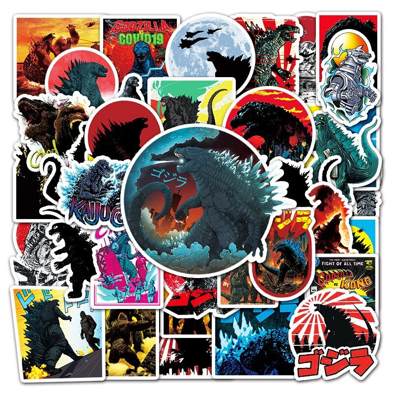 Godzilla Presentation Sticker Набор наклеек Годзилла 50шт./Godzilla sticker pack /Стикеры ...