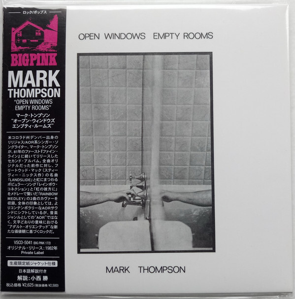 Mark Thompson - Open Windows Empty Rooms. 1 CD #1