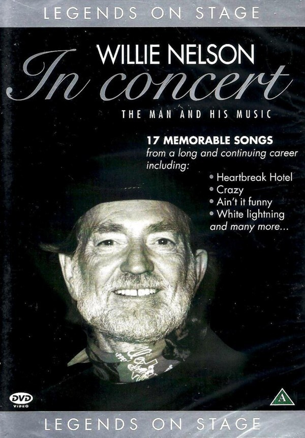 DVD Willie Nelson in concert The man and his music. 1 DVD #1