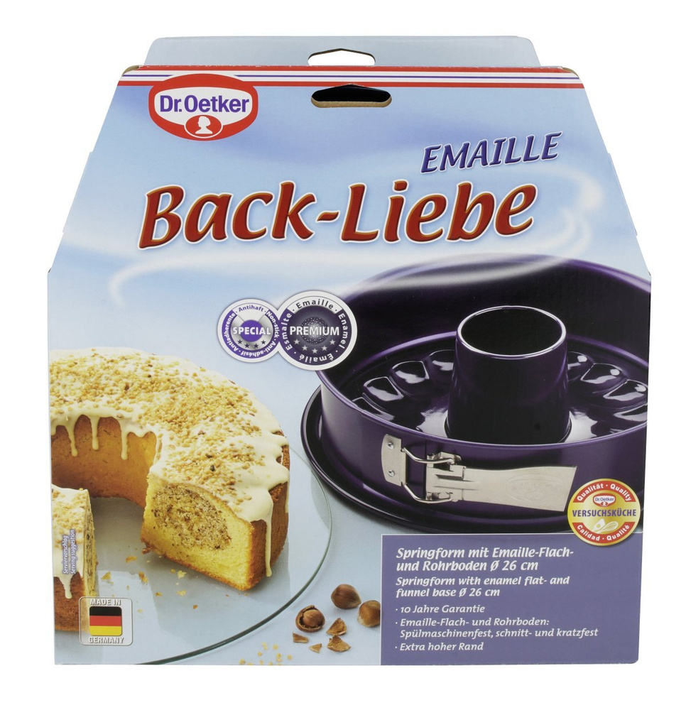 Форма для выпечки разъемная эмаль Dr.Oetker Back-Liebe Emaille 