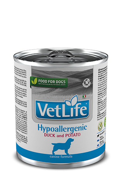 Farmina (Фармина) Vet Life HYPOALLERGENIC DUCK AND POTATO WET FOOD CANINE 300г (6 штук). Гипоаллергенный #1