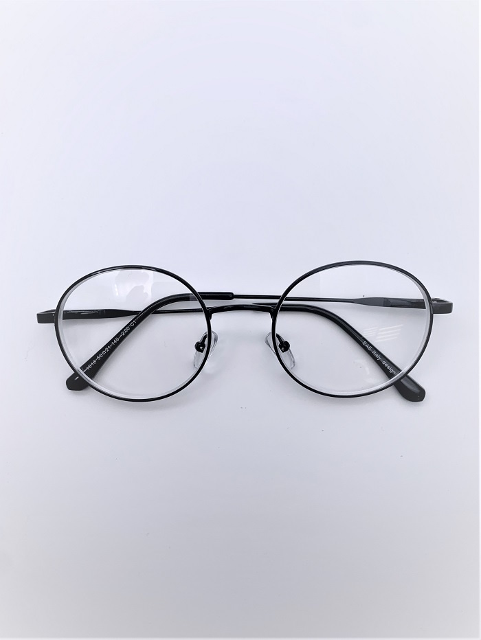 Круглые черные очки для зрения
