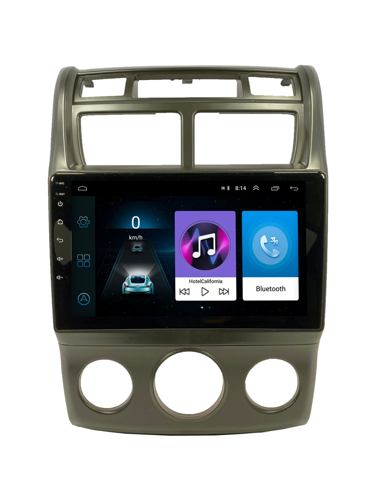 Магнитола MEDIABASS KIA Sportage 2004-2010 Кондиционер, Android 12, 2 ...