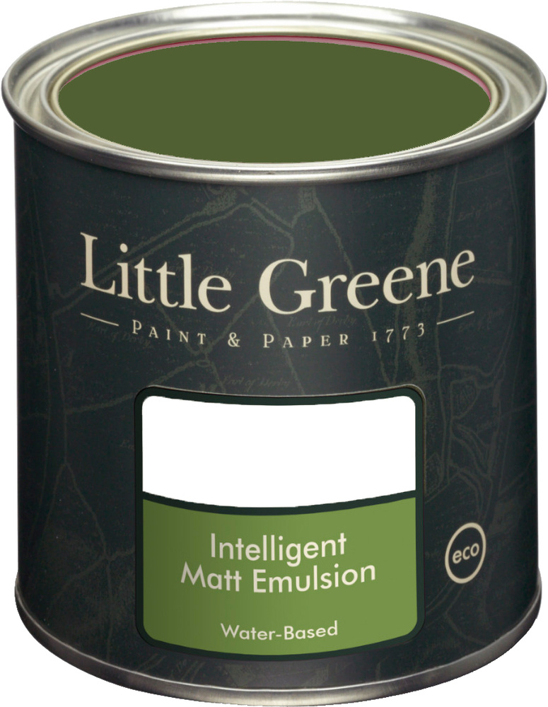 Краска в/э моющаяся Little Greene, Intelligent Matt Emulsion, матовая, цвет Jewel Beetle, 1 л №303  #1