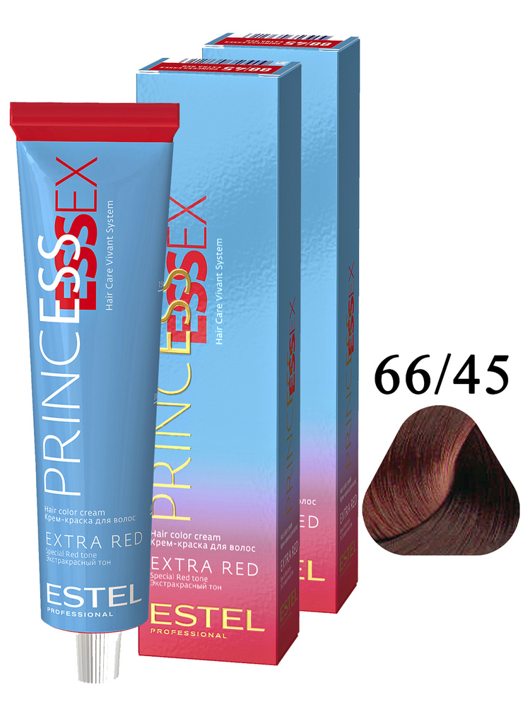 Краска для волос Estel Princess Essex Extra Red 77/55 Русый красный интенсивный 60 мл