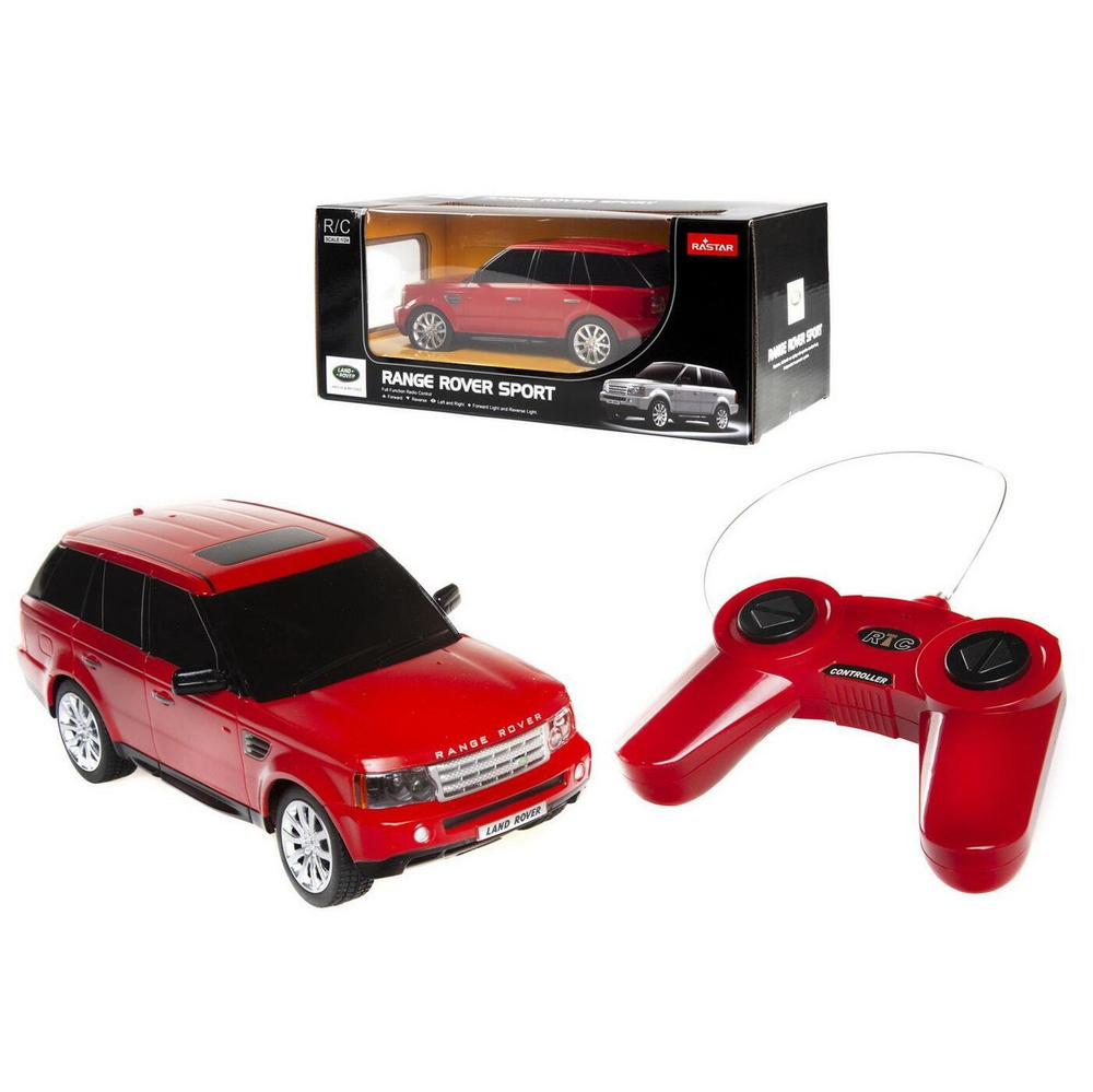 Машина р/у 1:24 Range Rover Sport, 20см, красный 27MHZ - купить с доставкой  по выгодным ценам в интернет-магазине OZON (481807744)