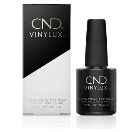 CND VINYLUX Weekly Top Coat Топ для лака верхнее покрытие, 15мл #1