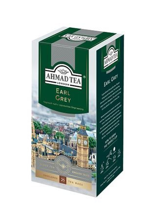 AHMAD TEA Чай черный с ароматом бергамота Earl Grey 25 пак., 8 шт. #1