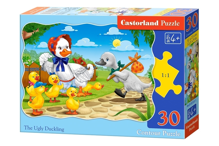 Пазл Castorland 30 деталей, элементов: Гадкий Утенок #1