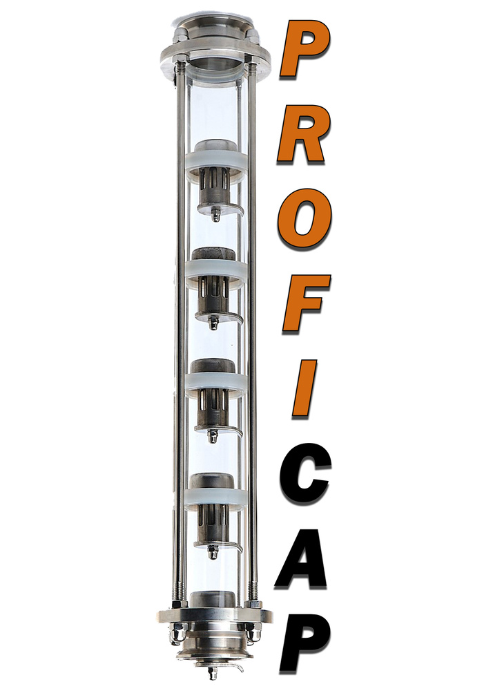 Тарельчатая колпачковая колонна 1.5 дюйма (38 мм) ProfiCap 5 уровней  #1