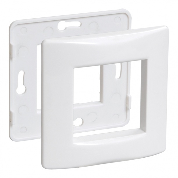 Рамка и суппорт для коробок КМКУ на 2 модуля белые IEK - купить с ...