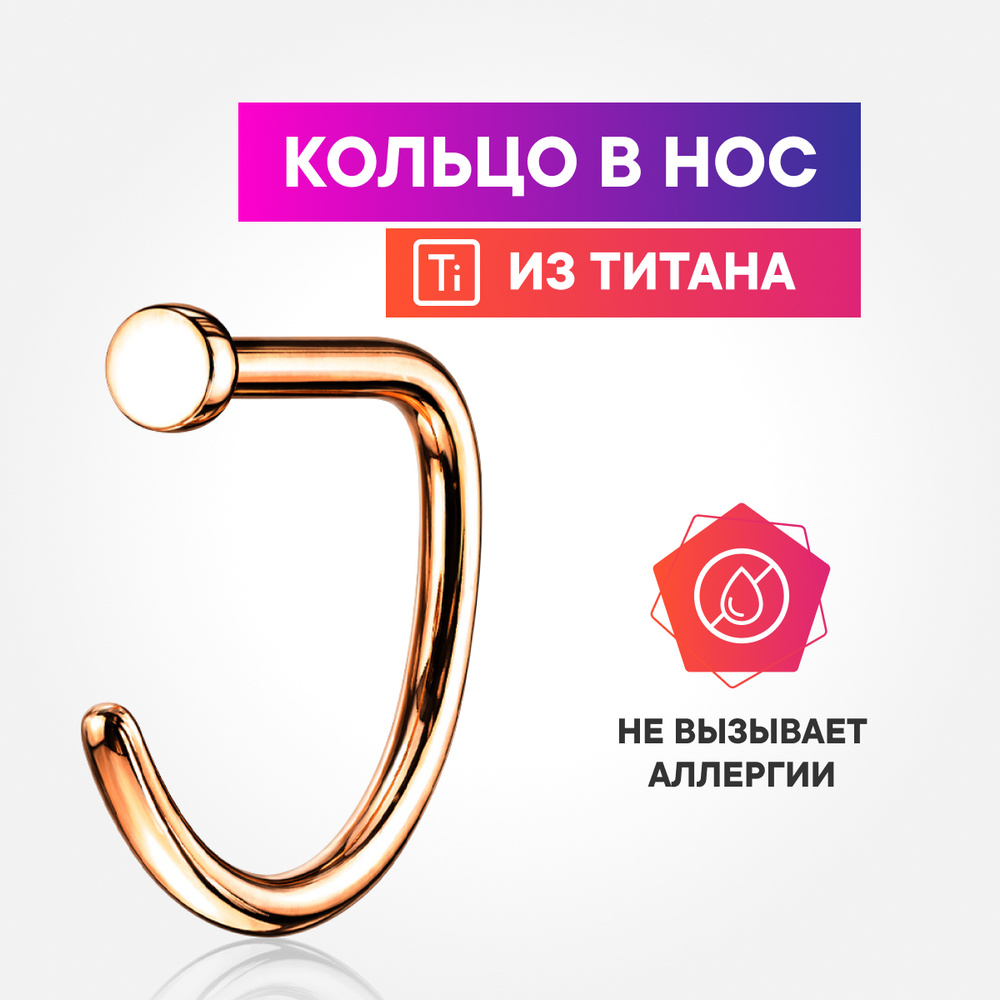 Pirsa Пирсинг Кольцо для носа В нос - купить с доставкой по выгодным ...