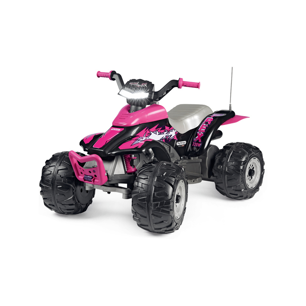 Детский электроквадроцикл Peg-Perego Corral T-Rex 330W pink - купить с  доставкой по выгодным ценам в интернет-магазине OZON (219640349)