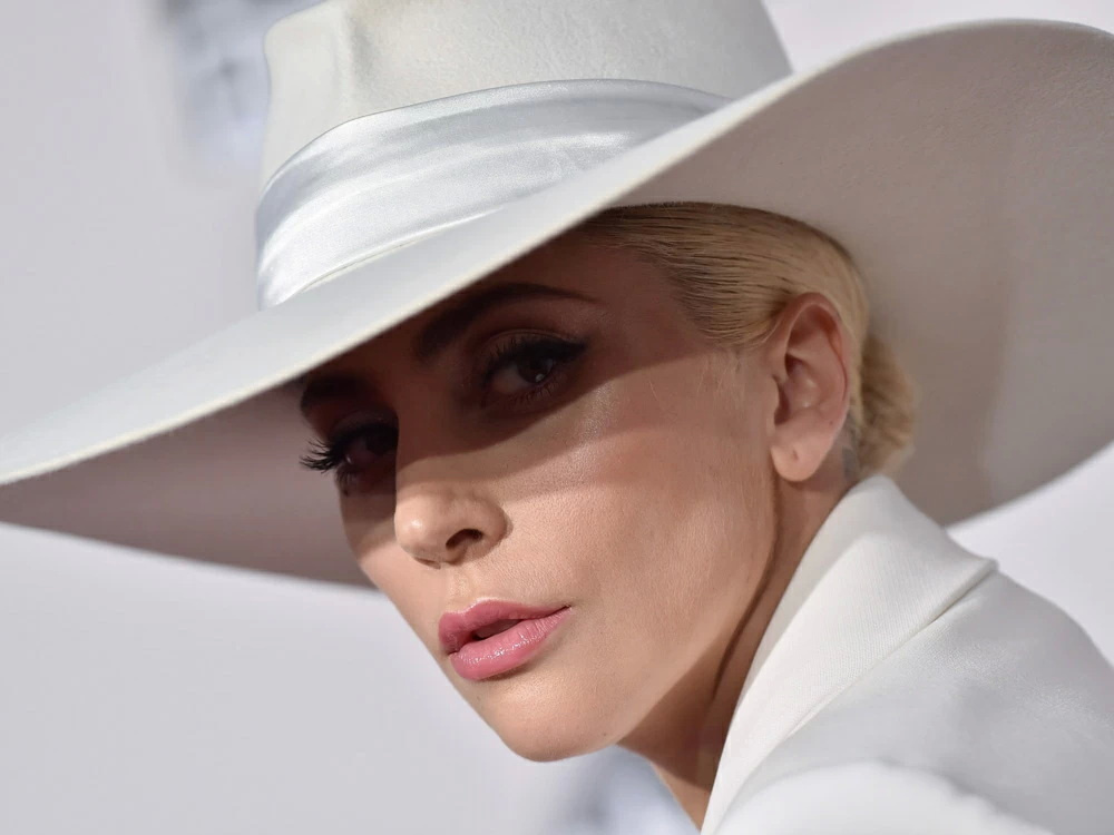 плакат, постер Lady Gaga, Леди Гага на холсте, размер 42х60см #1