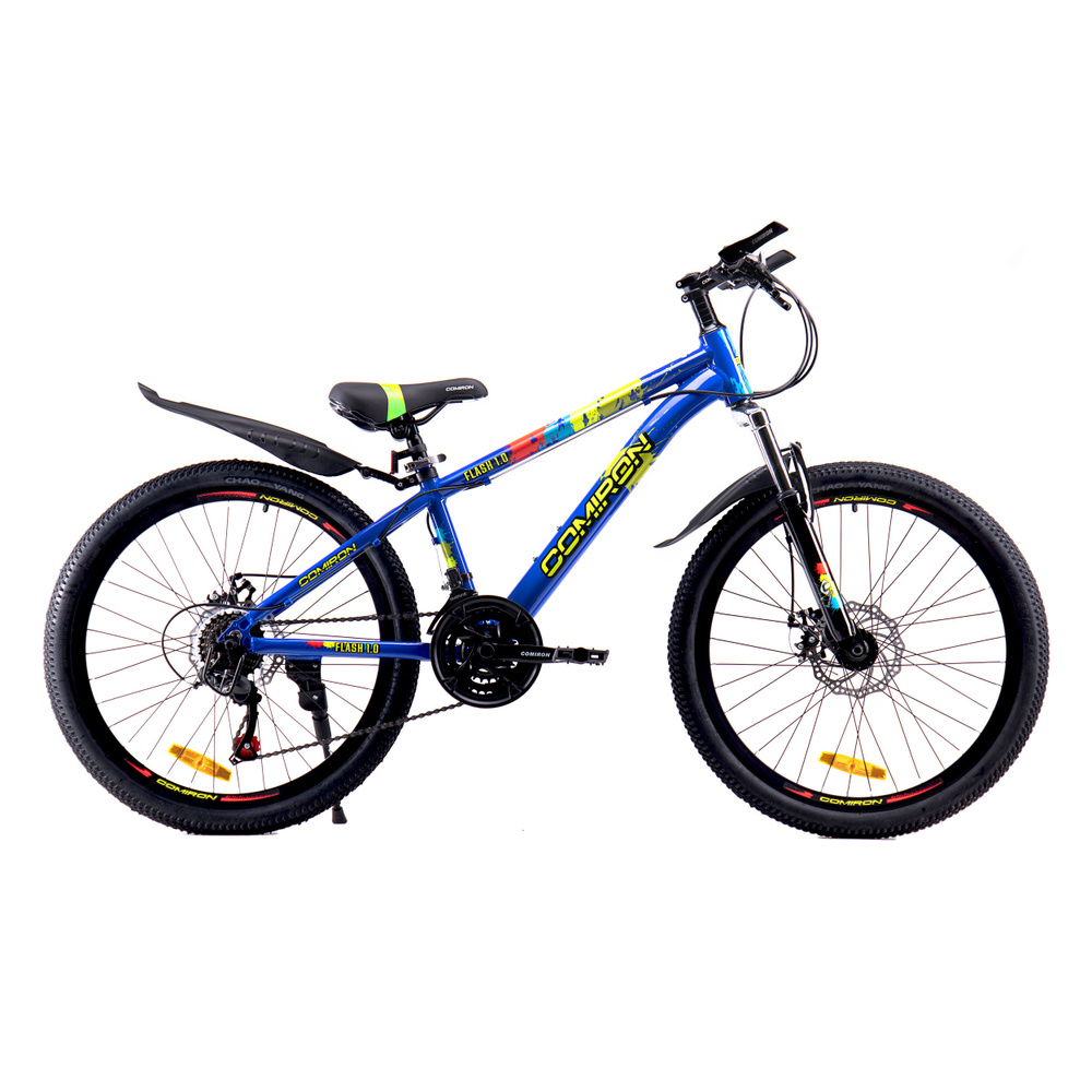 Велосипед 24" рама 13" 21sp GT2407 B COMIRON FLASH, синий микс - купить ...