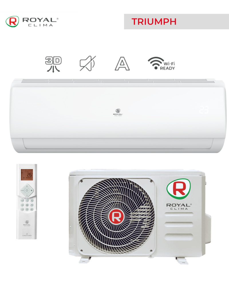 Настенный кондиционер сплит-система Royal Clima RC-TWN22HN, 22м2 ...