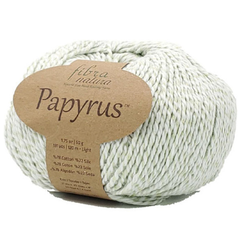 Пряжа Fibra Natura Papyrus 22917 Фибра Натура Папирус, 77% хлопок, 23% шёлк, 50 г, 120 м, 1 моток  #1