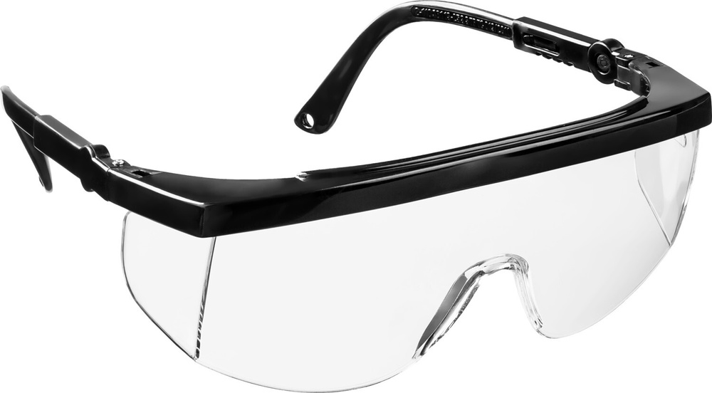 STAYER PRO-5R, открытого типа, прозрачные, монолинза с боковой защитой, защитные очки (2-110481)  #1