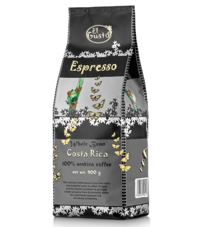 Кофе в зернах El Gusto Dark Espresso, 900 г #1