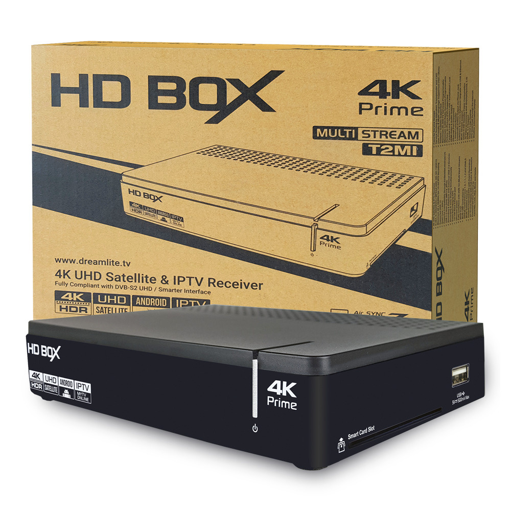 HD Box ТВ-тюнер 4K PRIME , черный #1