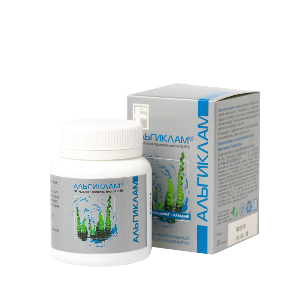 Fitolon Альгиклам, 80 таб. купить на OZON по низкой цене (324526648)