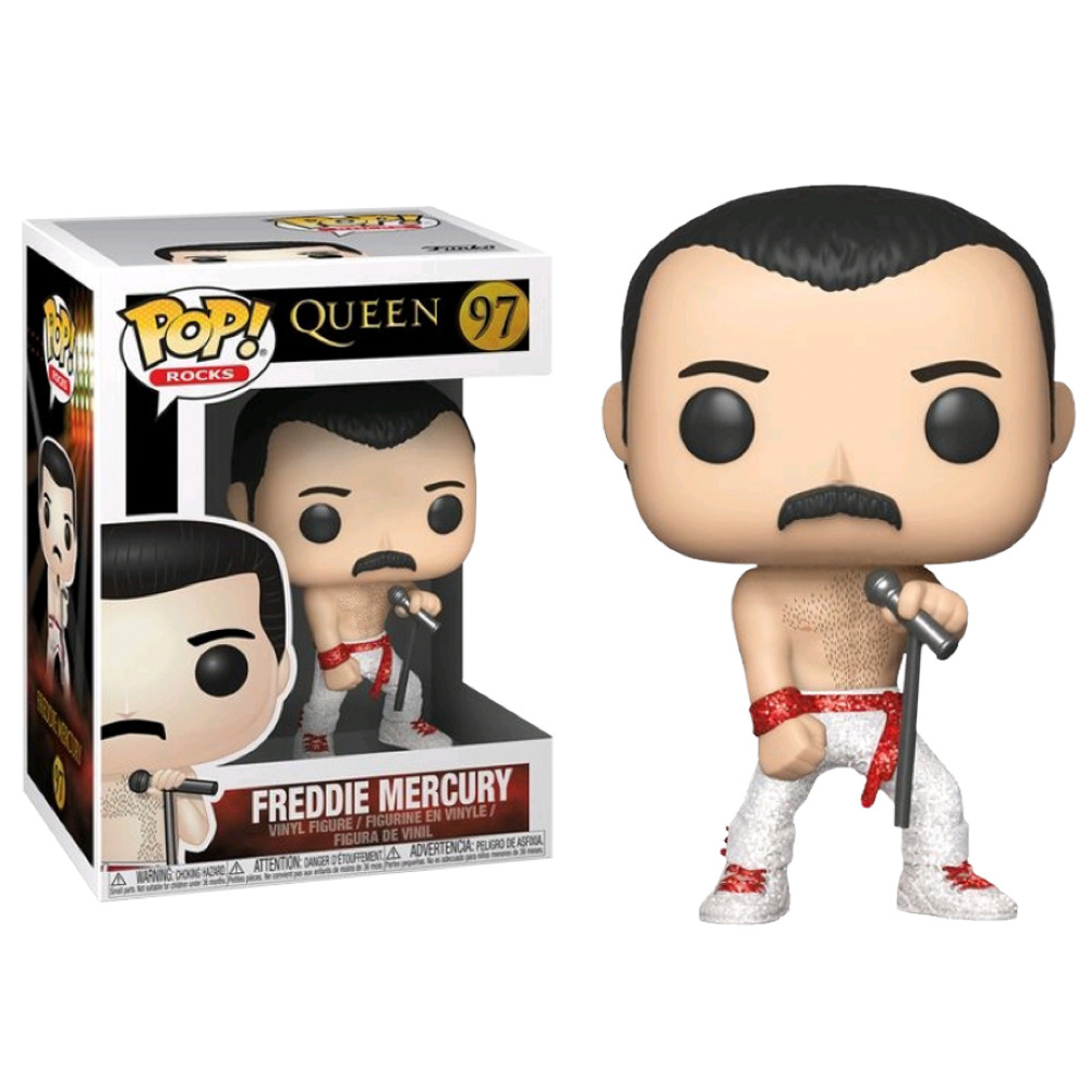 Фигурка Фредди Меркьюри блестящий Freddie Mercury Diamond Glitter из  музыкальной группы Квин 97 - купить с доставкой по выгодным ценам в  интернет-магазине OZON (1539988731)