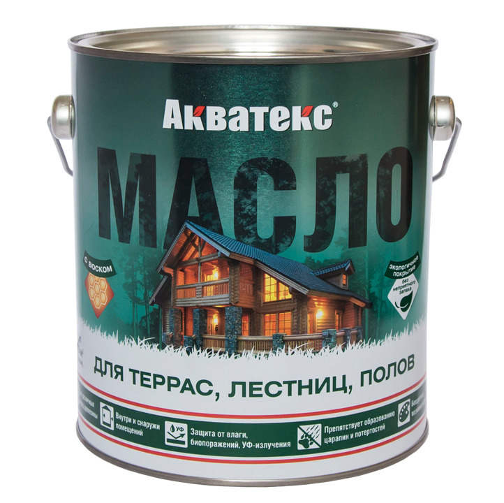 Акватекс Масло для дерева Масло для террас, лестниц, полов Еврокомфорт ...