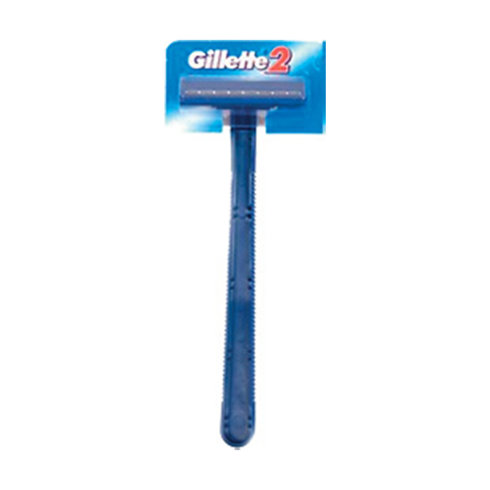 Gillette2 Одноразовые мужские бритвы, с 2 лезвиями, 1, фиксированная головка  #1