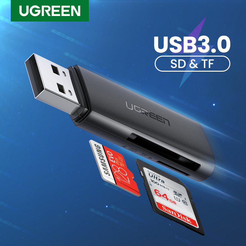 Кардридер UGREEN CM264 (60722) USB3.0 Multifunction Card Reader. Цвет ...