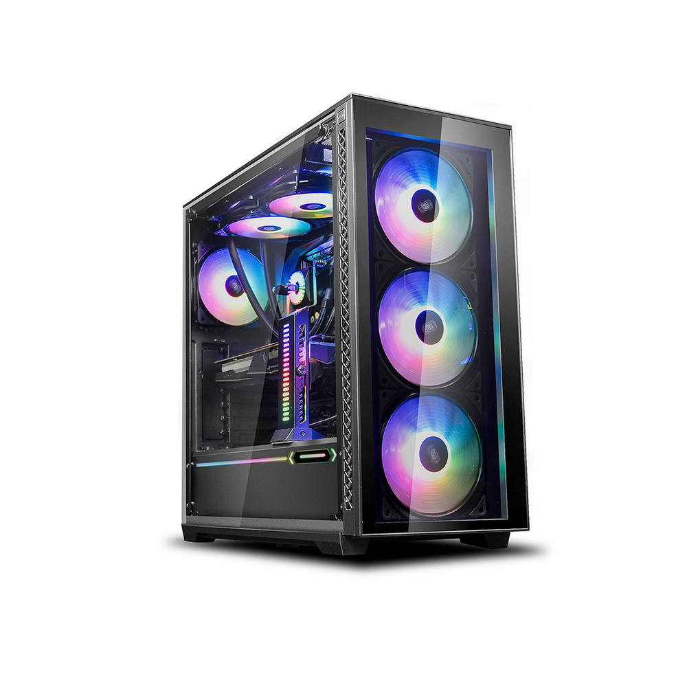 Deepcool Компьютерный корпус DP-ATX-MATREXX70-BKG0P-3F, черный - купить ...