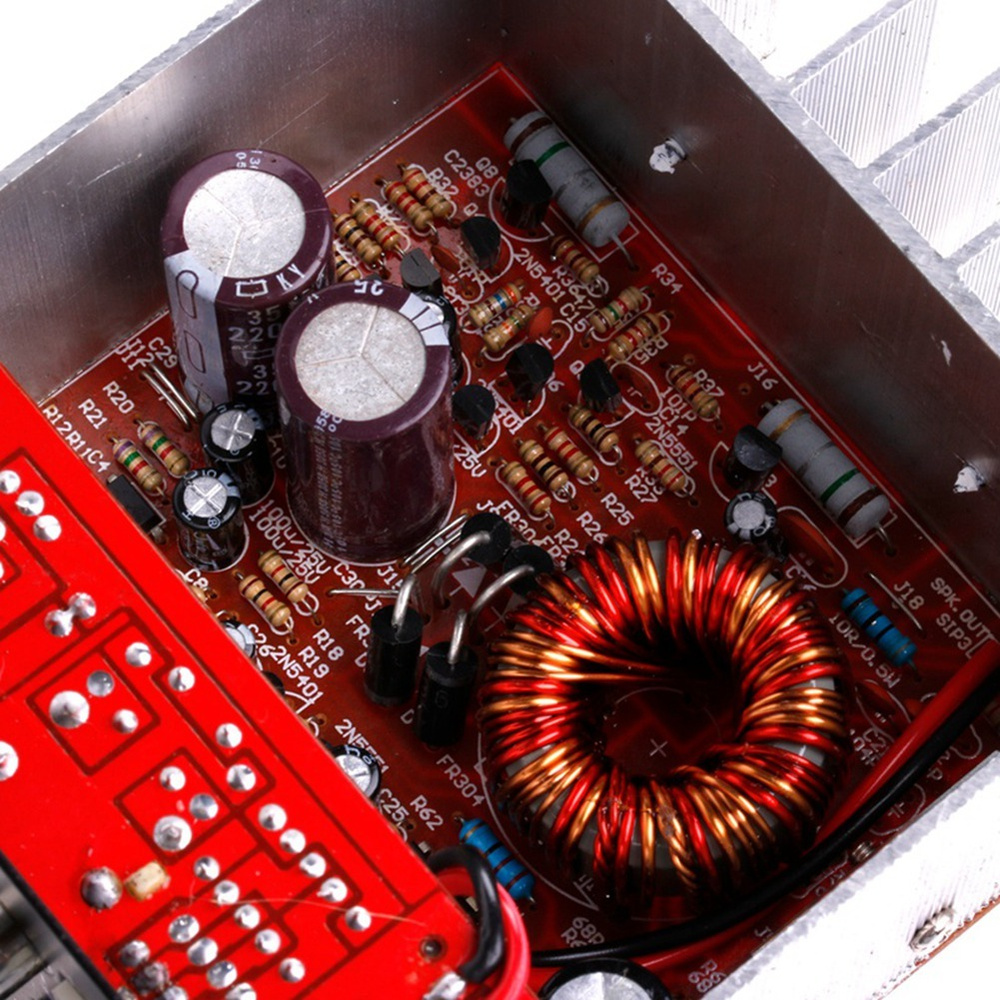 2X плата автомобильного усилителя 12 В усилитель сабвуфера высокой ...