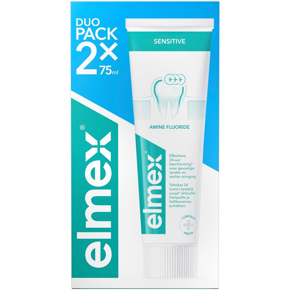 Зубная паста Elmex Sensitive Элмекс Сенситив Плюс, для чувствительных зубов, 2 шт по 75 мл  #1